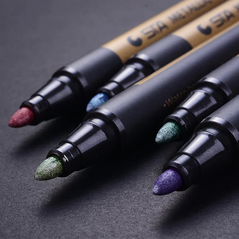 

1 Pcs Colorful Waterproof Highlighter Pen Car Tyre Tire Metal Permanent Paint Graffiti Oily Highlighter Pen Stationery Gift