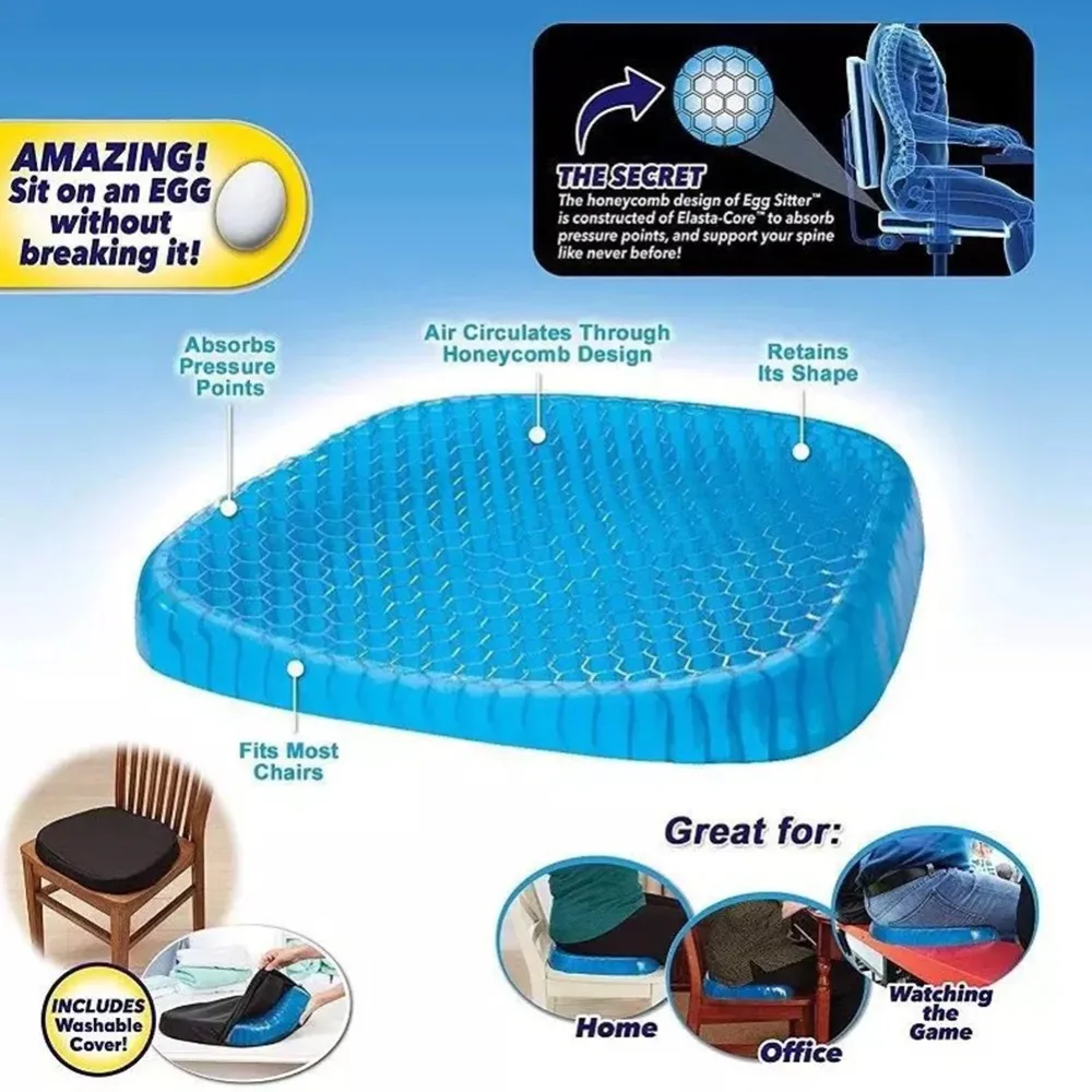 

Drop shipping Egg Sitter Support Cushion Gel Pad Interior Soft And Breathable Home Cushion Eggsitter