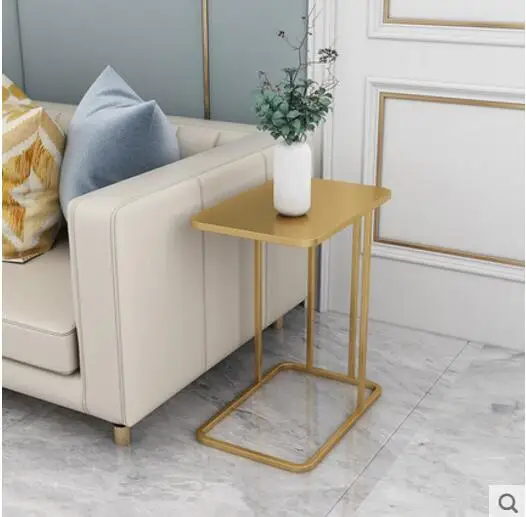 Скандинавский роскошный мраморный столик для гостиной, небольшой чайный столик, простой современный диван-столик, угловые креативные полки для стены