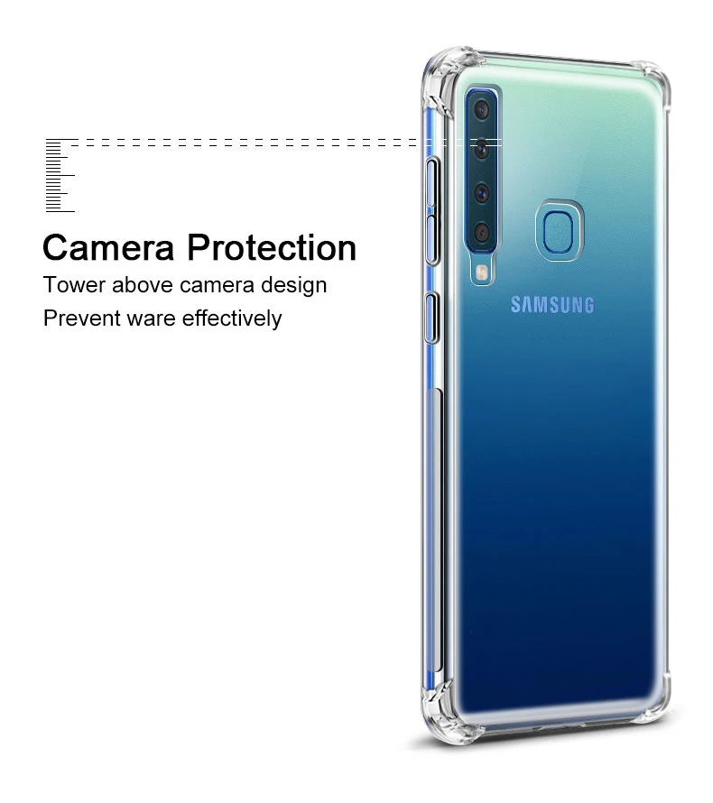 OLLIVAN Clear Transparent Soft TPU Case For Samsung Galaxy A50 Silicone Phone Case For Samsung Galaxy A30 A50 Back Cover Coque (1)