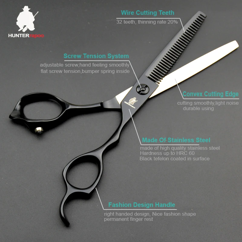 Скидка 30% HT9212 ножницы для волос профессиональные ножницы набор Япония 6 дюймов Парикмахерские филировочные ножницы для парикмахерской машинки для стрижки волос