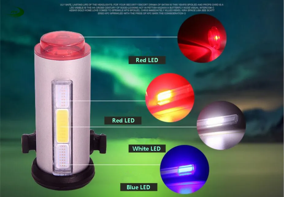 Bicycle USB Light Bike LED 360 Degree Laser Light Cycling Tail Flashlight Bicycle Accessories TL2061