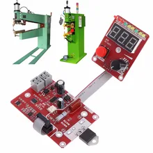 Double pulse Spot welding machine encoder Time Digit Module Control Panel Plate adjustable current Controller 40A thb7128 step motor drive control panel 128 3 a current subdivision control module