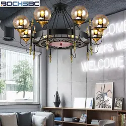 BOCHSBC промышленных ретро ностальгические Magic Bean подвесные светильники для Гостиная Обеденная Творческий Лофт подвесной светильник гладить