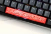 Novelty Shine Through Keycaps ABS Etched, Shine-Through japanese wave black red spacebar custom mechanical keyboards ► Photo 3/3