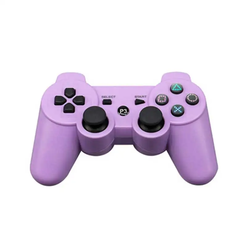 2 шт контроллер беспроводной геймпад для PS3 контроллер Джойстик Беспроводной пульт для Dualshock 3 SIXAXIS контроллер для SONY PS3 - Цвет: Фиолетовый