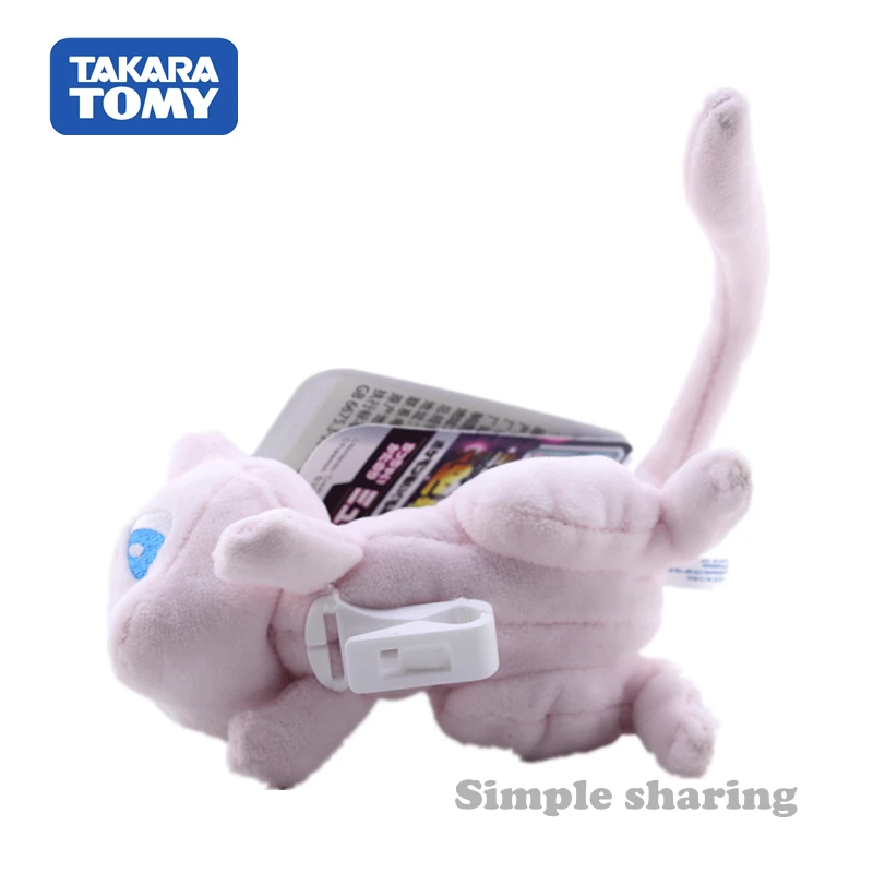 Takara TOMY tomica Pokemon центральный плюшевый мини-наплечник mew mewtwo удары обратно фигурка дети куклы смешная Волшебная кукла-марионетка для малышей