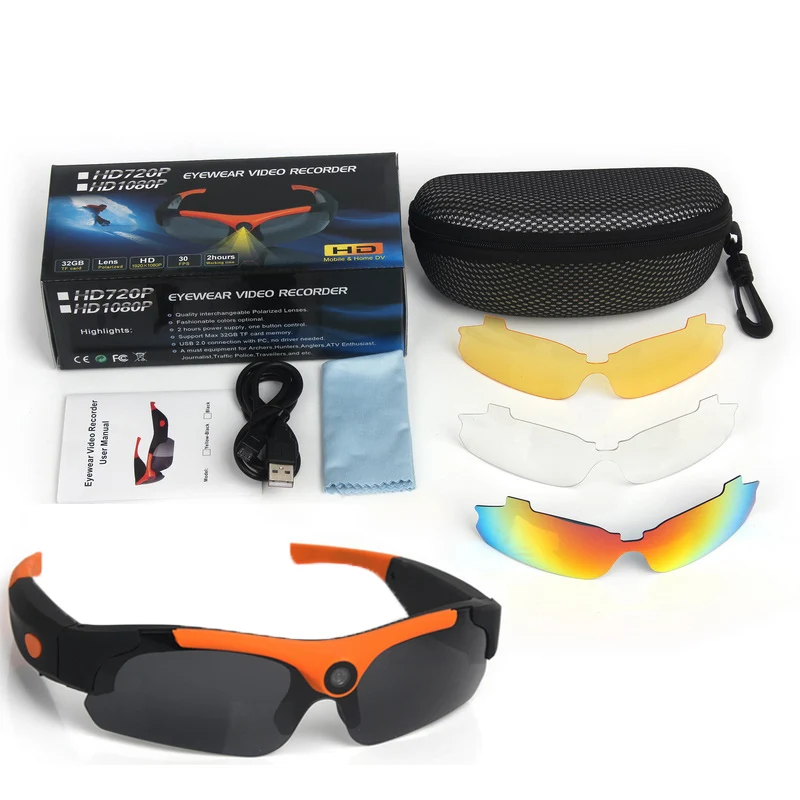 1080P HD Polarized Protective Sunglasses Men Eyewear 120 Degree Camera Sport Sunglasses Men Sport Sun Glasses Safety Goggles 1080P HD Polarized Protective Sunglasses Men Eyewear 120 Degree Camera Sport Sunglasses Men Sport Sun Glasses Safety Goggles