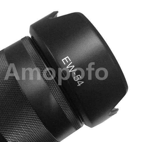 

Amopofo High Quality EW-54 Camera Lens Hood 52mm Bayonet fits for Canon EOSM EF-M 18-55mm F/3.5-5.6 IS STM