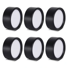 6 шт. 3 Вт 5 Вт 7 Вт 9 Вт поверхностного монтажа ультратонкий светодиодный мини-прожектор AC85-265V без отверстия для витрины коридора