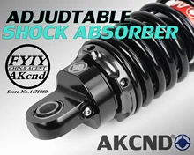 AKCND Universal 320mm-340mm /12.5» Motorcycle shock absorber Rear shock absorber For yamaha honda suzuki aerox nmax 155 dio pcx
