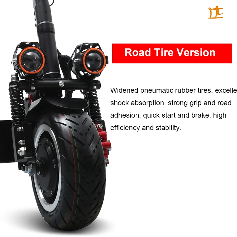 Sale 11inch electric scooter 3200W Off-road motor 60V 20ah -30ah lithium battery Double front rear wheel drive top speed 80km/h 4 Sale 11inch electric scooter 3200W Off-road motor 60V 20ah -30ah lithium battery Double front rear wheel drive top speed 80km/h 4