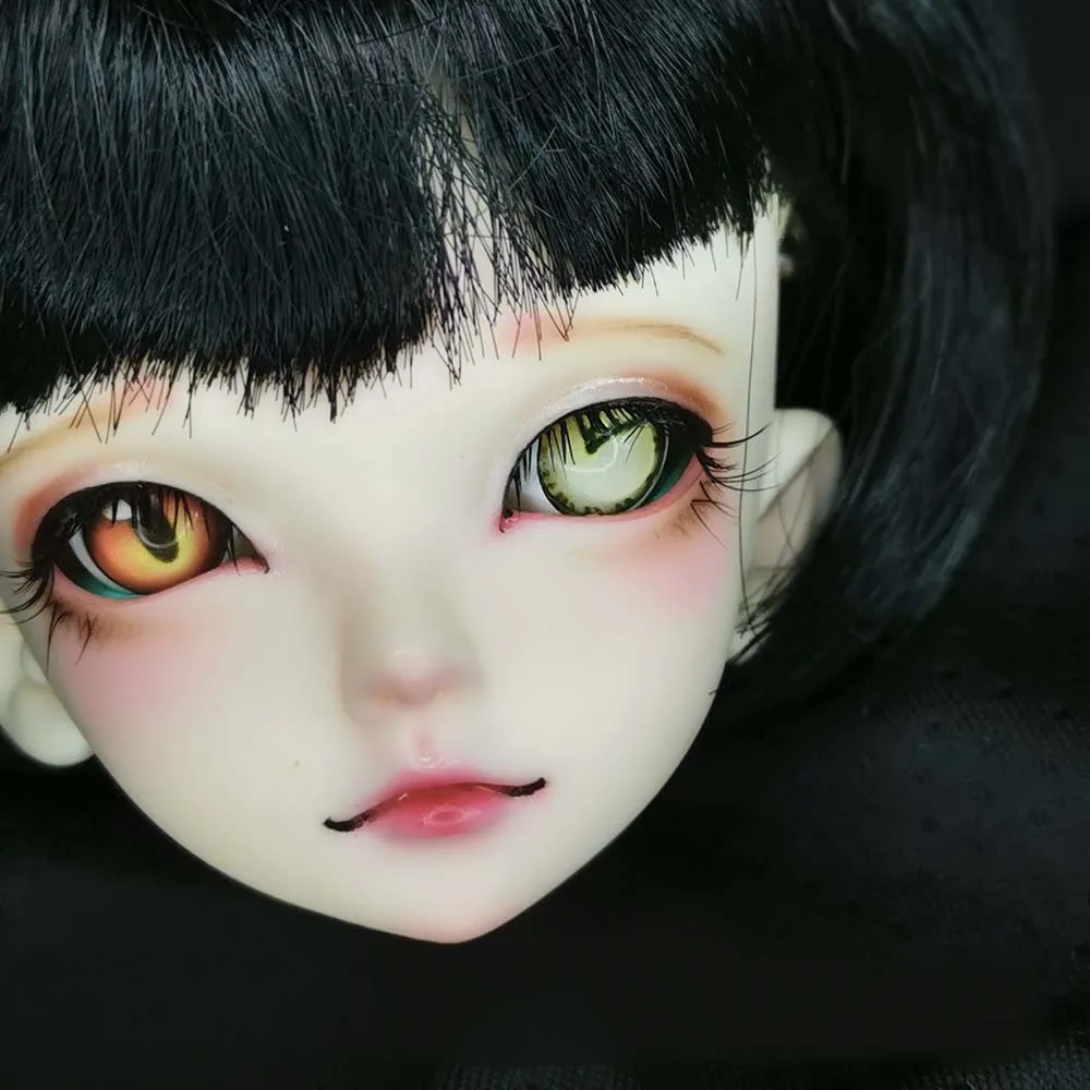 Дата битва Tokisaki Kurumi Bjd глаза часы глаза 1/4 1/3/6 1/8 BJd Кукла SD MSD 8 мм 10 мм 12 мм 14 мм 16 мм с принтом куклы аксессуары