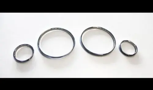 Kopen Chrome Snelheidsmeter Gauge Dial Ringen Bezel Trim Voor Bmw E39 M5 M 5 Serie E38 E53 X5