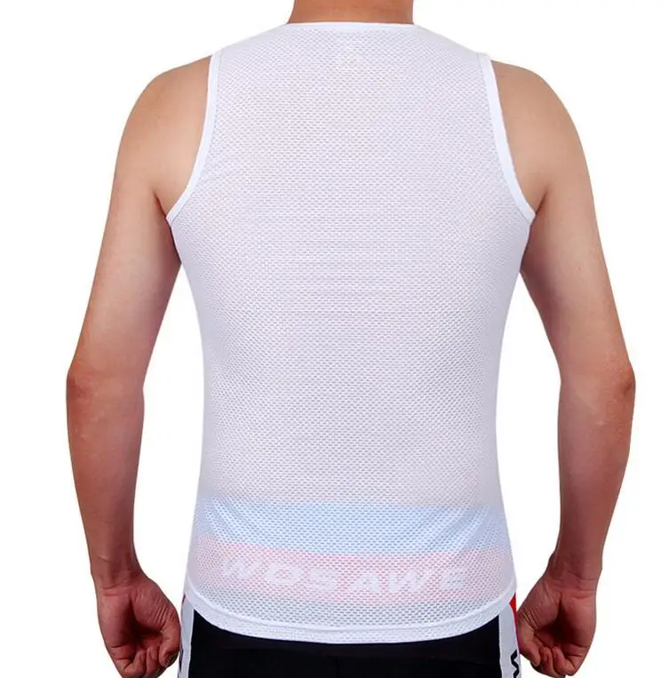 Cycling Vest Base Layers White Vests Quick Dry Bicycle Jersey Breathable Bike Sport Tops Outdoor Man Underwear Sleeveless Shirt