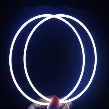 

Hoping 1pair Car styling COB Angel eyes 160MM headlight fog lamps halo rings 6000K light source