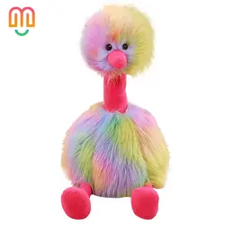 33/55 см Симпатичные Помпона красочные помпонами страуса плюшевые игрушки личность куклы