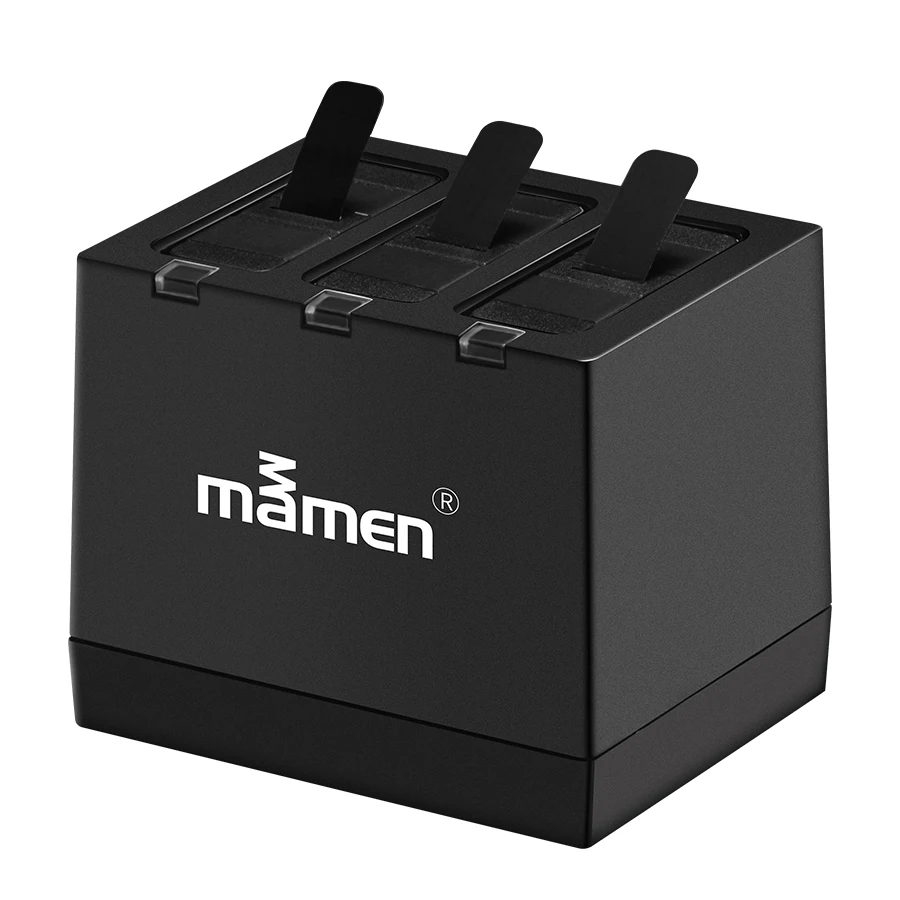Billig Mamen 3 stücke Gopro 501 Gehen pro AHDBT 501 Digital Batterie + Typ C Ladegerät für GoPro Hero 5 6 7 schwarz Sport Action Kamera Batterie