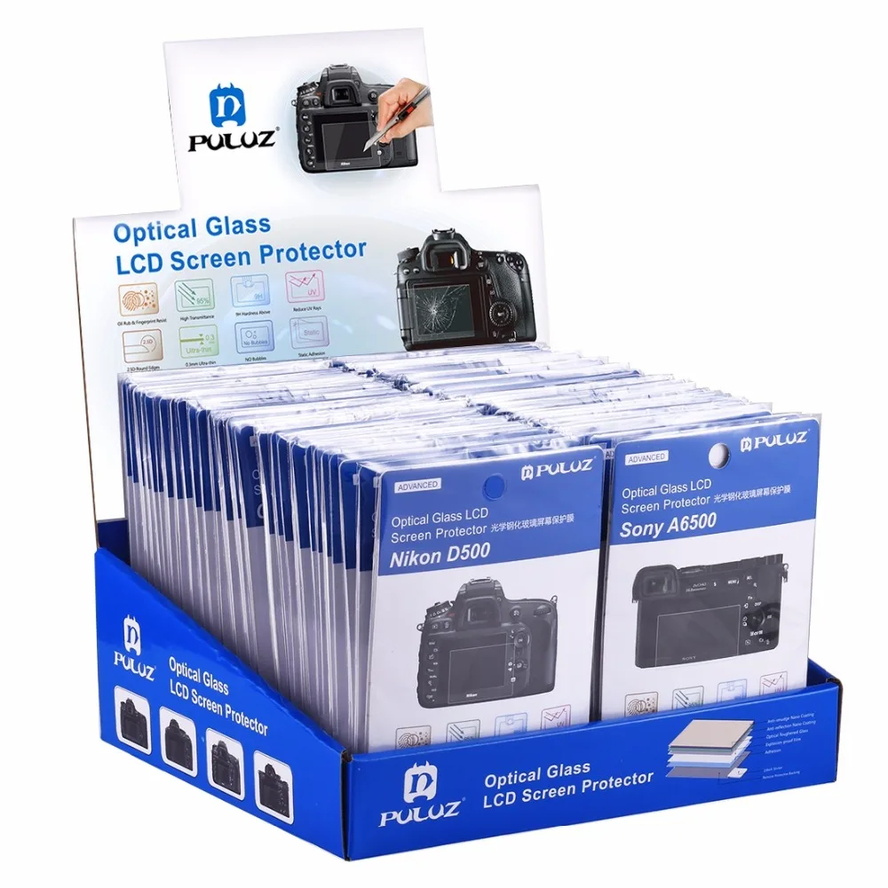 60 PCS PULUZ 2.5D Curved Edge 9H Surface Hardness Tempered Glass Screen