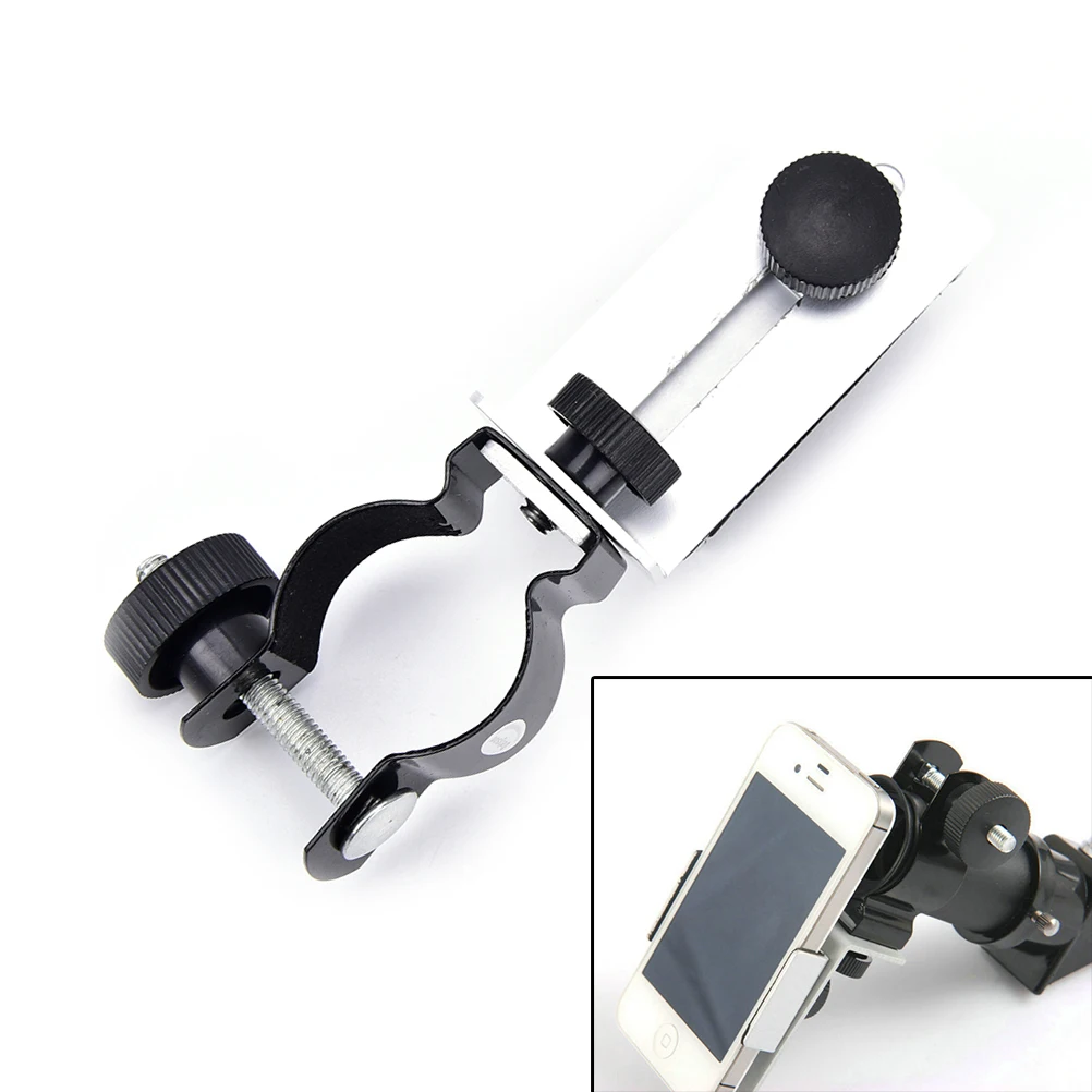 Universal Digiscoping Binocular Spotting Scope Cellphone Adapter Mount, Telescope, Microscope adapter clip