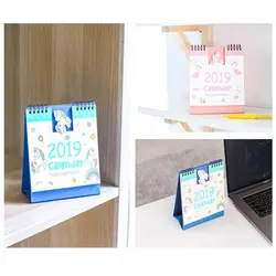 Новинка 2019 года Kawaii Мультфильм календари 1,6*1,5 см творческий стол Вертикальная бумага Multi-function коробка для хранения расписание план тетрадь
