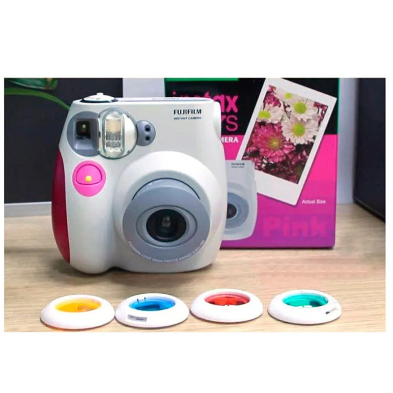 4 шт/5/6 шт цветная видеокамера крупным планом цветные линзы фильтр для Polaroid Fujifilm Instax Mini 9 8 8 7 S KT мгновенный Плёночные фотокамеры