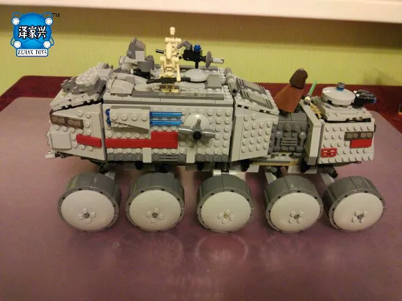 

933Pcs DIY model Star Space Wars Clone Turbo Tank Building Blocks figures Compatible with Lepins Christmas Toy Boys Toys Gift
