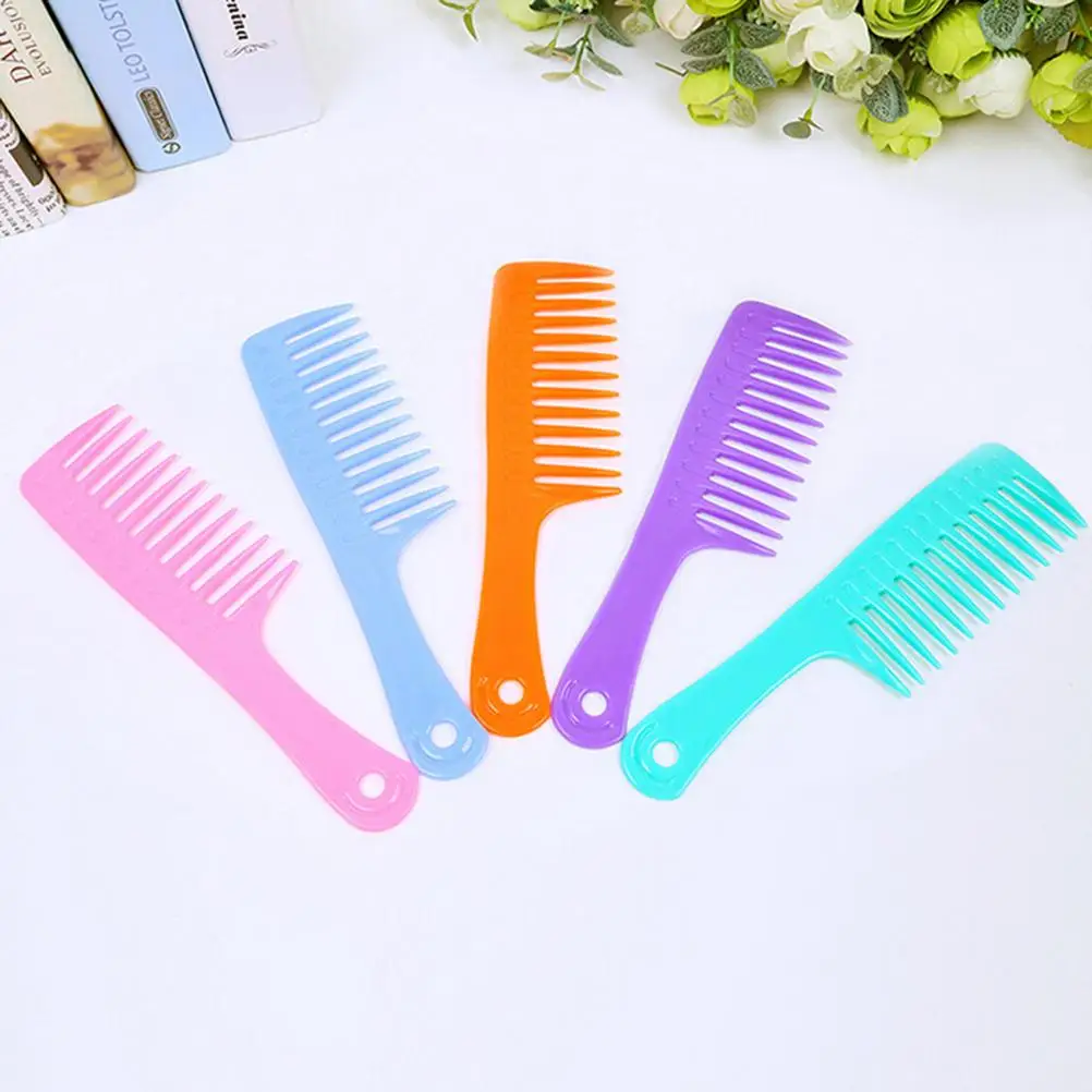 

23.8cm Wide Teeth Hairdressing Comb Tranparent Hair Wig Comb For Hairstyling Detangle Big Hair Comb Ideal For Long Hair Smooth