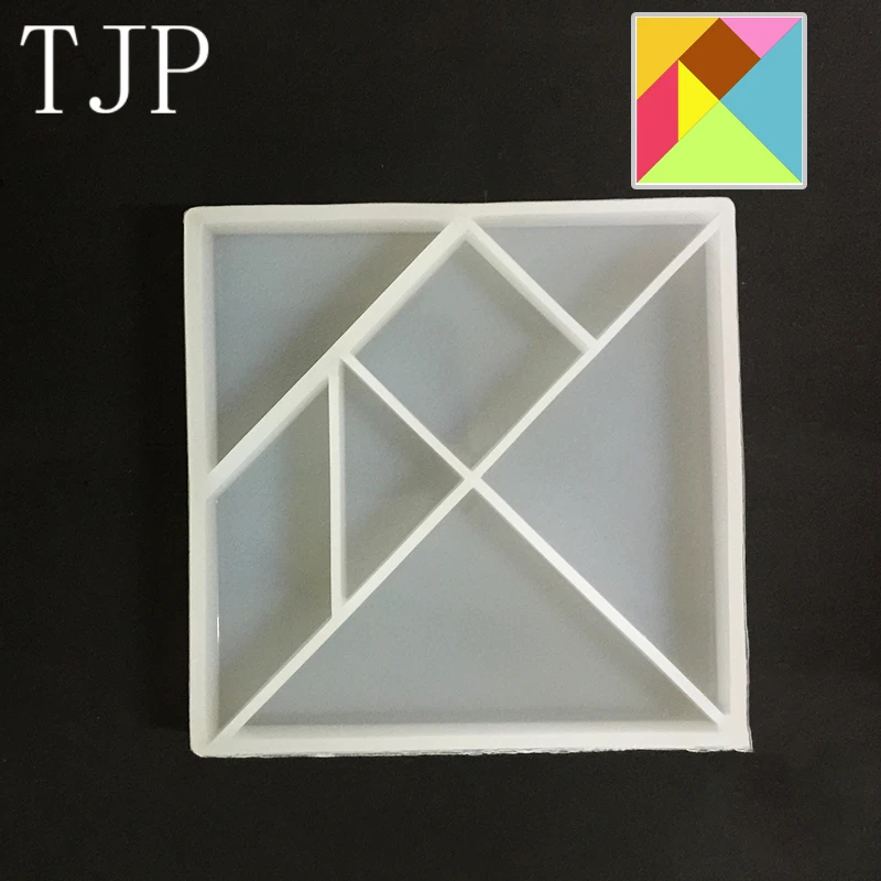 

TJP Jigsaw puzzle Creative Silicone Molds Epoxy Resin Jewelry Mould Making Craft Moulds Tools