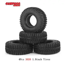 SURPASS HOBBY 4Pcs 3020 RC Car Tires 1.9inch Rubber Tires Tyre Set for RC4WD D90 CC01 1/10 RC Rock Crawler Climbing SURPASS HOBBY 4Pcs 3020 RC Car Tires 1.9inch Rubber Tires Tyre Set for RC4WD D90 CC01 1/10 RC Rock Crawler Climbing