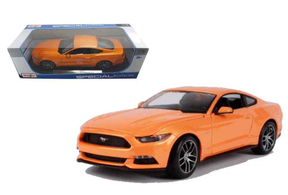 Maisto 1:18 2015 Ford Mustang GT литье под давлением модель спортивный гоночный автомобиль