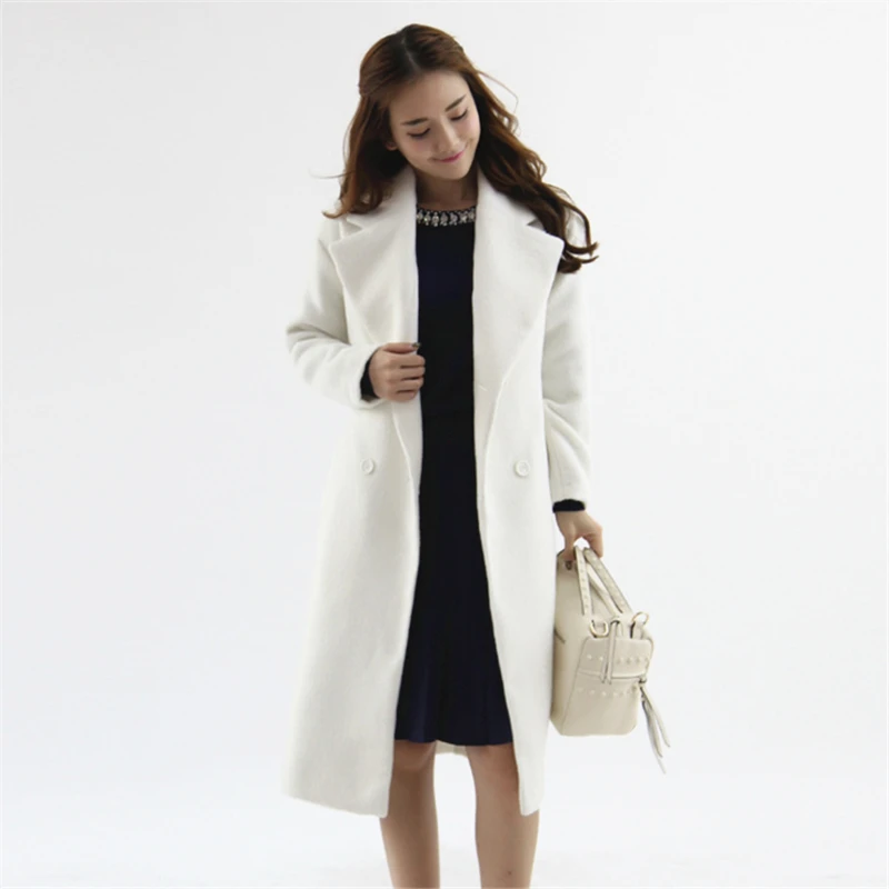manteau long beige clair