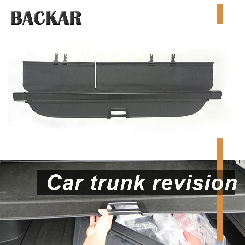  Backar 1set For Jeep Cherokee Car Rear Trunk Cargo Cover Car-styling Black Security Shield Shade Au