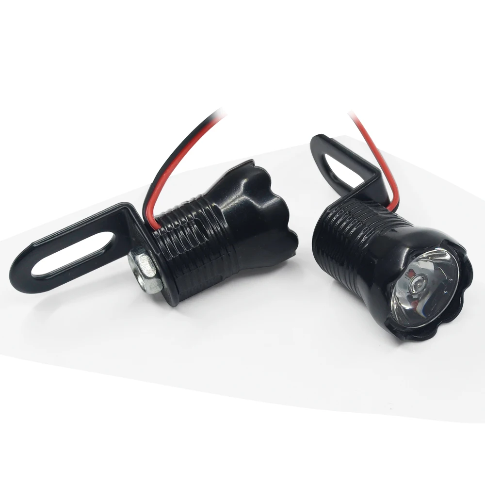 2 pcs of Perfect led Perfect led Pair 12V Motorcycle Mirror Mount Eagle Eye LED Flash Strobe Backup DRL Lights Lamp