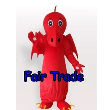 Красный Птерозавр Динозавр Дракон, талисман костюм Рождество Хэллоуин Пасхальный праздник нарядное платье динозавр Mascotte наряд костюм SW145