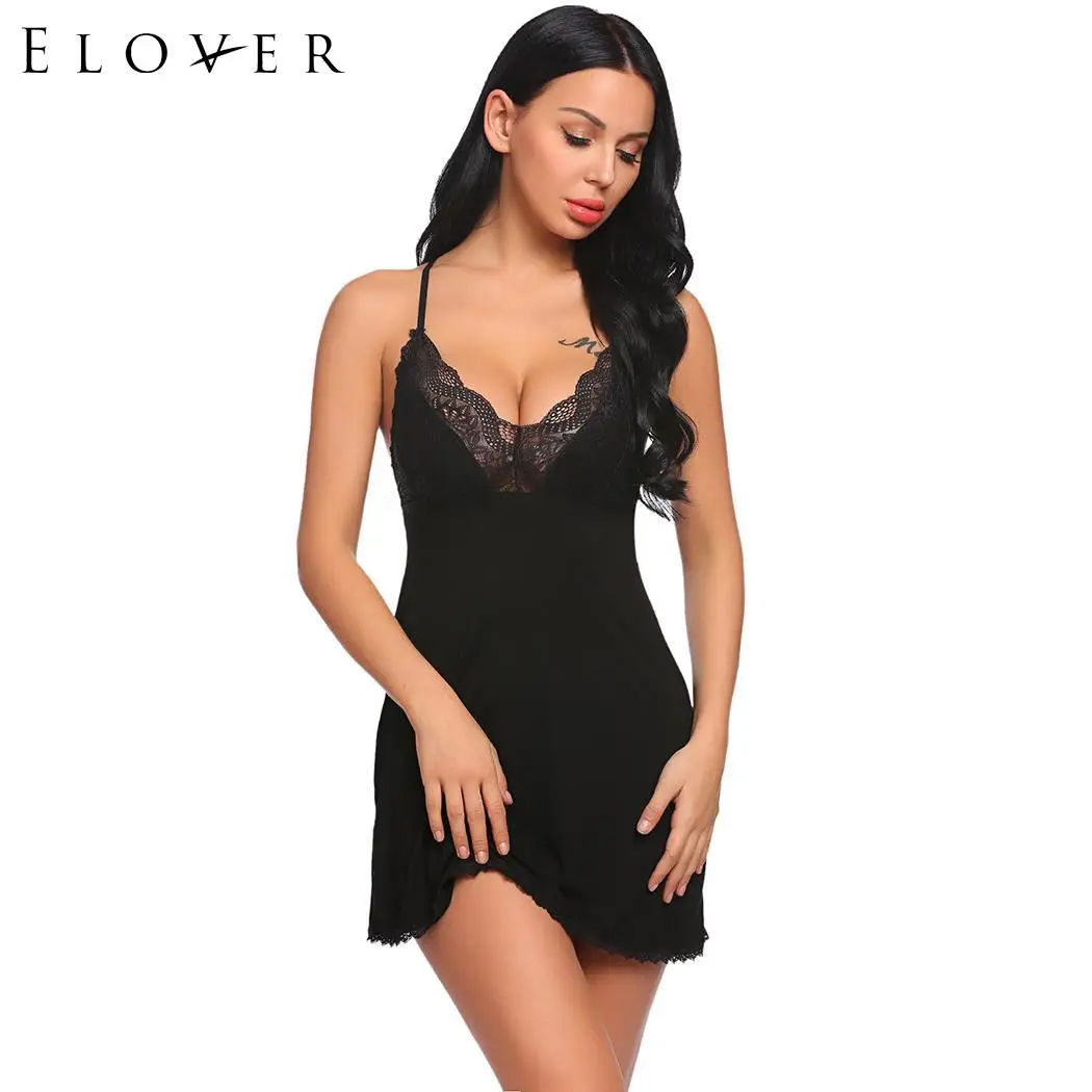 Elover muñeca dormir Sexy más tamaño Lencería mujeres Chemise Lace Patchwork con G-String Erotic Promo trajes Elover muñeca dormir Sexy más tamaño Lencería mujeres Chemise Lace Patchwork con G-String Erotic Promo trajes