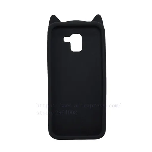 TRISEOLY для samsung Galaxy J4 Plus силиконовый чехол для samsung J4 J6 Plus крышка 3D мультфильм милый бородатый Кот телефонные чехлы