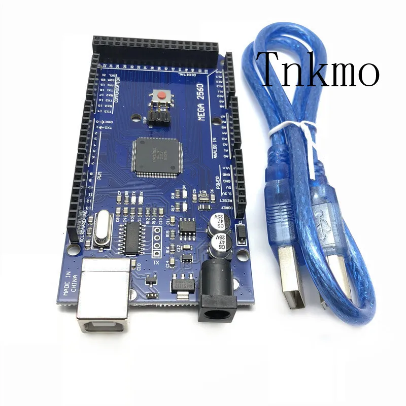

1 set Mega 2560 R3 Mega2560 REV3 (ATmega2560-16AU CH340G) Board ON USB Cable Compatible for Arduino With USB Cable
