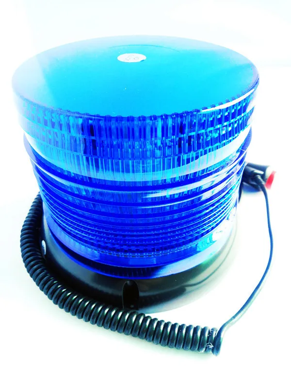 Blue Yellow Led Car Roof Strobe Light Ceiling Round Flashing Warning