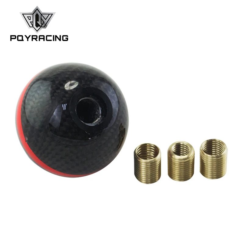 

PQY - Real Carbon Fiber Gear Shift Knob Manual Automatic Spherical Shift Knob For Honda Acura/TOYOTA/NISSAN PQY-GSK06-0CF
