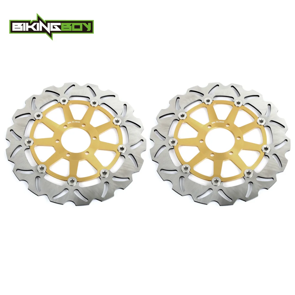 Передние тормозные диски BIKINGBOY роторы TZ 250 GP XJR 400 FZR 600 R FZS FAZER 98-03 TDM 850 91-01 TRX 95-00 99 FJ 1200