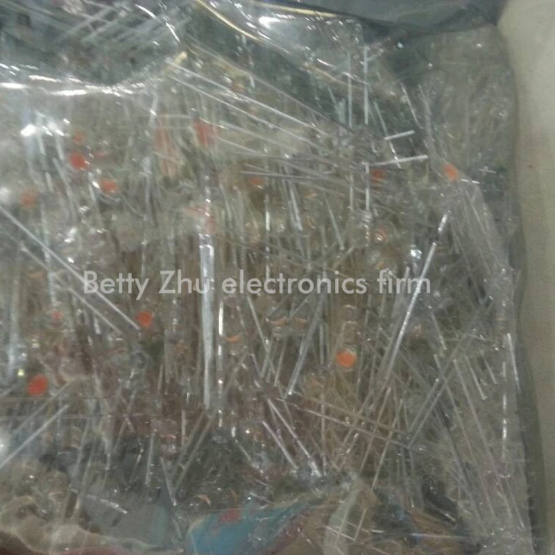 200 шт./лот новый оригинальный 3 мм DIP LED светоизлучающий диод прозрачный корпус