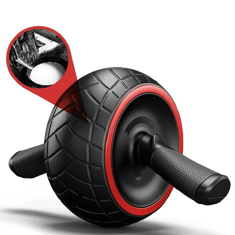 Без Шум колесо круглый ролик для тренировки мышц живота для Core тренер Талия рука силовые упражнения Бодибилдинг Пресс тренажерный зал