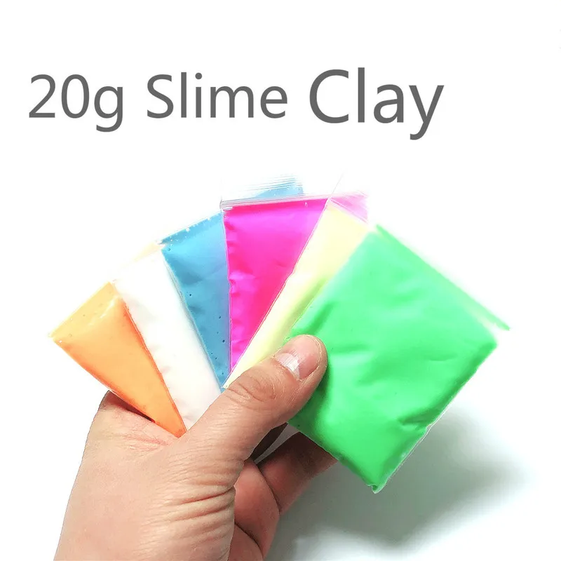 20 г пушистая пена слизи шпатлевка снятие стресса Magic Sludge хлопок грязевая Игрушка