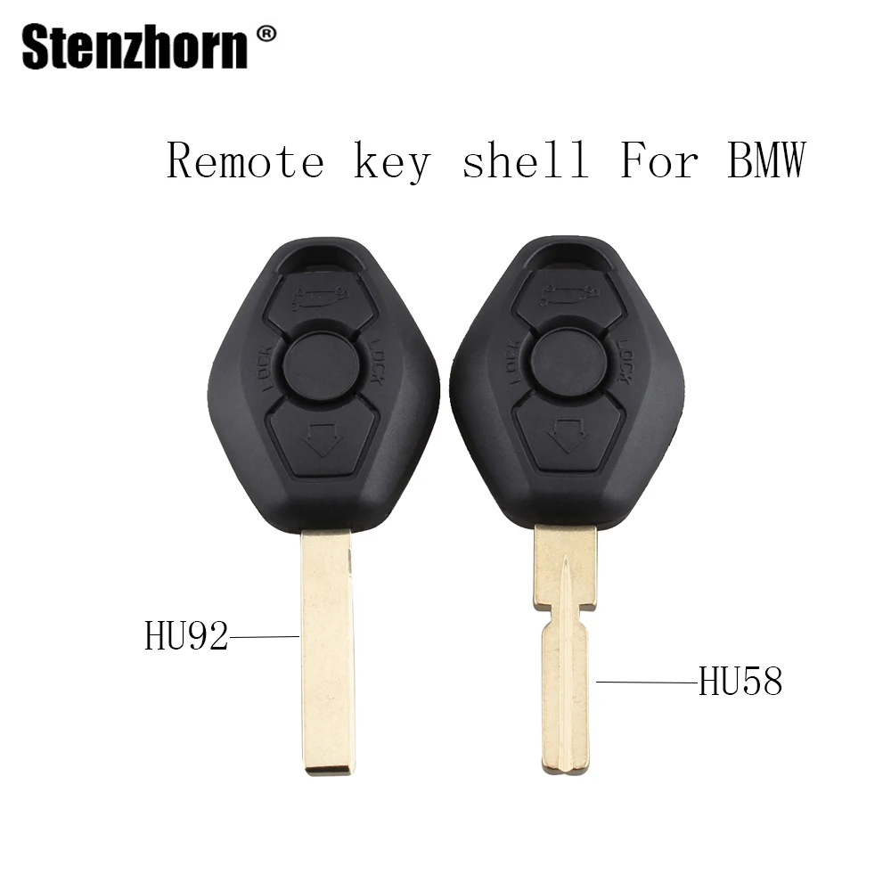 

QWMEND Remote Car key shell For BMW 3 5 + 7 Series 1998-2005 For BMW X5 Z3 Z4 330 330i 525 525i 2001-2004 Original keys
