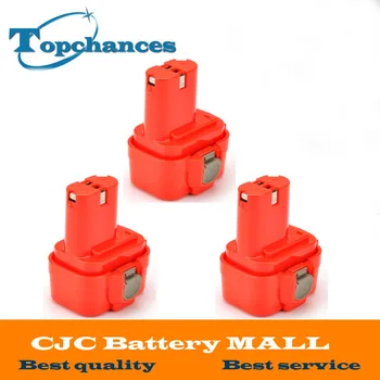

3PCS High Quality 9.6V 2000mAh Ni-CD Rechargeable Power Tool Battery for MAKITA 9100 9101 9102 Power Tool Free Shipping