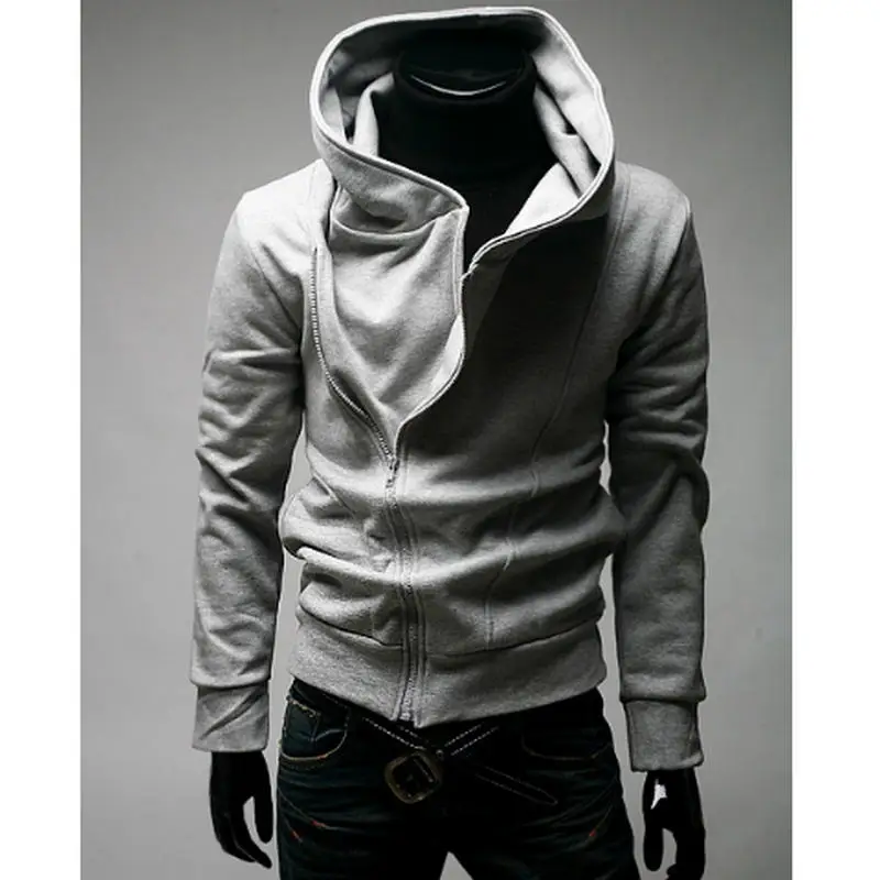 

2019 Hoodie Sweatshirt Brand Men Casual Pure color Slim Fit Hoodie Outwear Hip Hop Hood Sweatshirts for Male