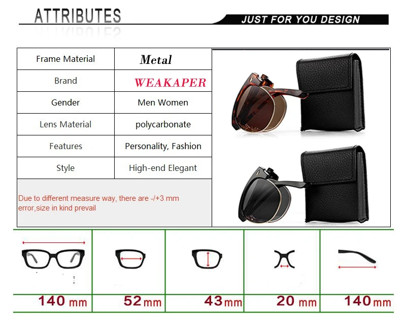 WEARKAPER портативные складные солнцезащитные очки для чтения для мужчин и женщин ретро очки для пресбиопии двойного назначения