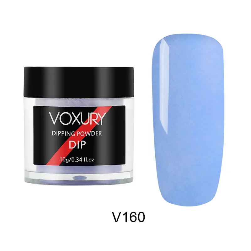 RP2-V160 VOXURY окунающая пудра голографический блестящий порошок пигмент хром для маникюра ногтей искусство градиент французский лак для ногтей - Цвет: RP2-V160