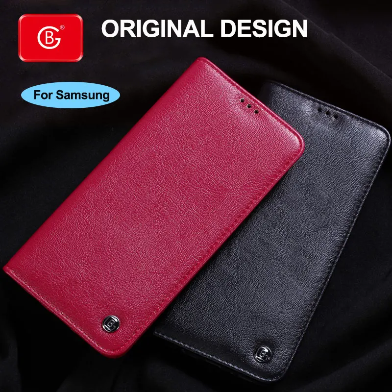 

Luxury Leather Wallet Case New For Samsung Galaxy S7 Edge S10 Lite E S9 S8 Plus Phone 360 Full Protective Back Flip Cover Cases
